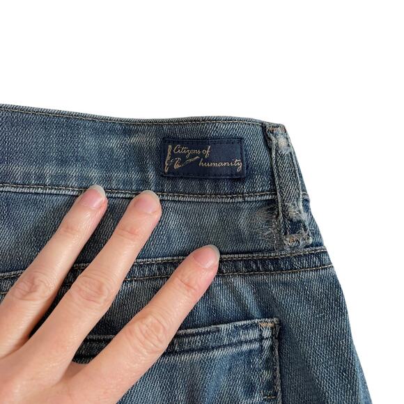 Women's Citizens of Humanity repaired low rise skinny with front zip pockets - Picture 6 of 9